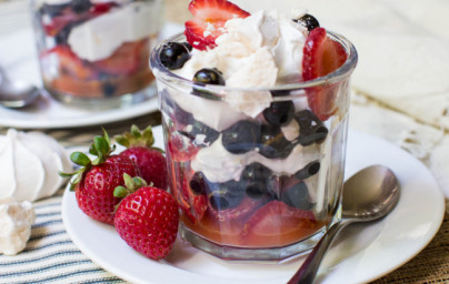 LCHF Waldbeeren mit Sahne LCHF Waldbeeren mit Sahne